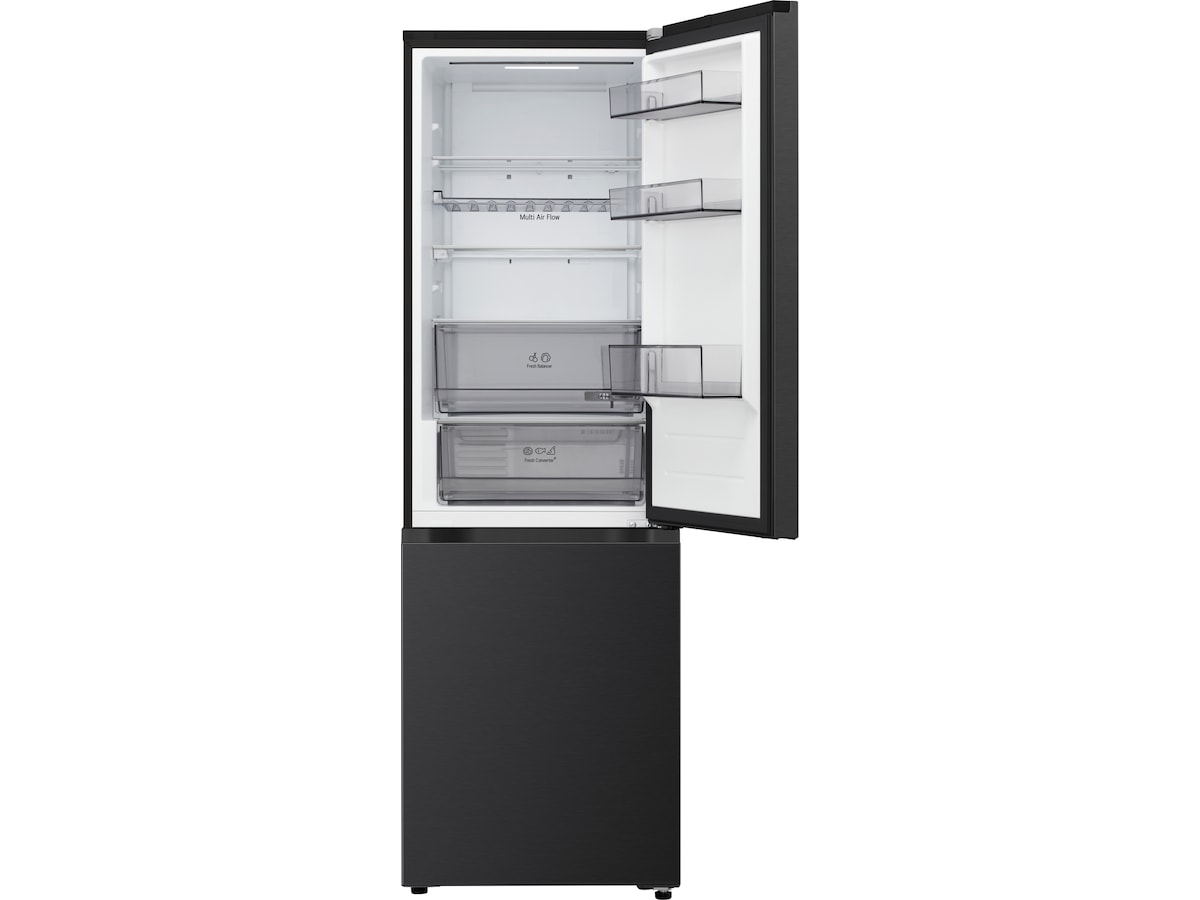 LG GBBS312CEV Kjøleskap med fryseboks 1,86M (Black Steel) Kombiskap
