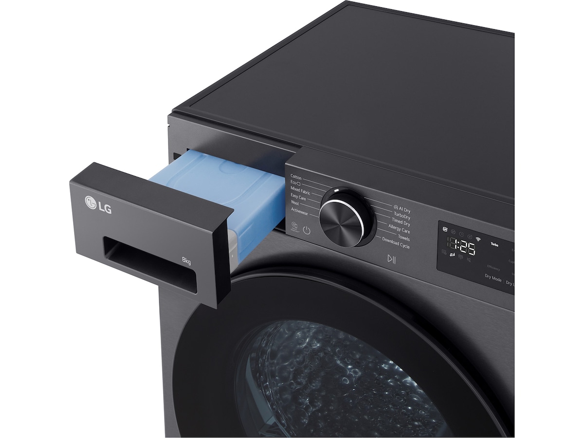 LG RHX5008TBB tørketrommel 8kg (hvit) Tørketrommel