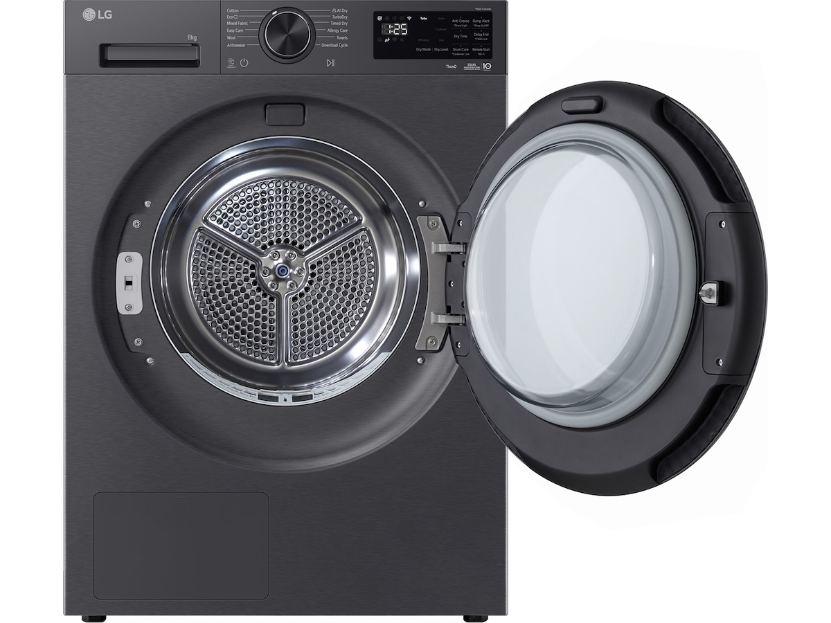 LG RHX5008TBB tørketrommel 8kg (hvit) Tørketrommel