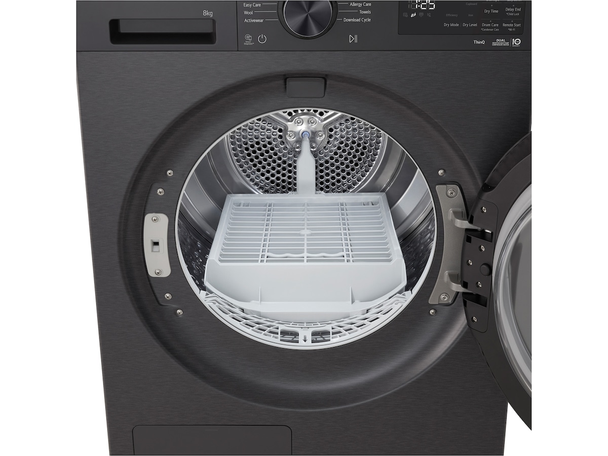 LG RHX5008TBB tørketrommel 8kg (hvit) Tørketrommel