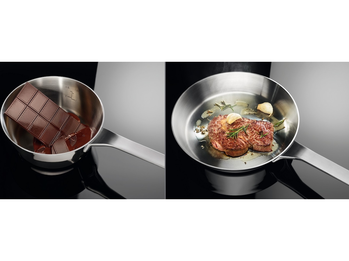 Electrolux 600 SteamBake induksjon 60 cm pyrolyse (stål) Komfyr