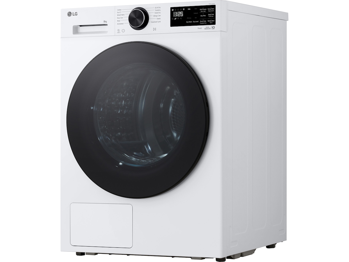 LG RHX5008TLB tørketrommel 8kg (hvit) Tørketrommel