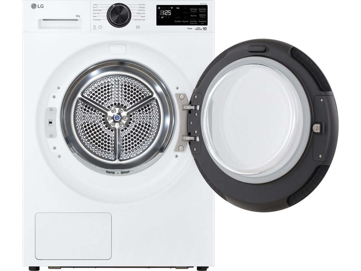 LG RHX5008TLB tørketrommel 8kg (hvit) Tørketrommel