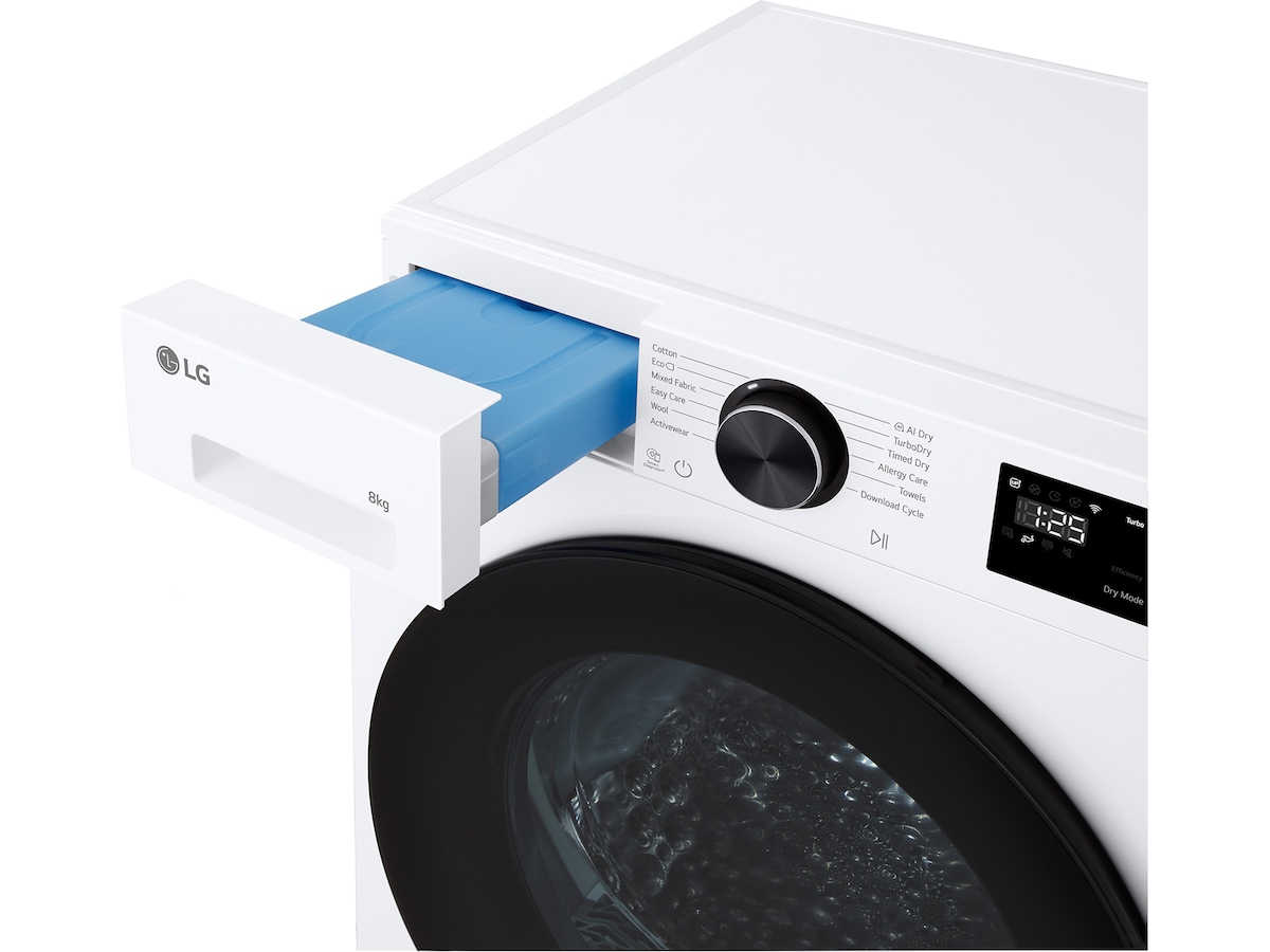 LG RHX5008TLB tørketrommel 8kg (hvit) Tørketrommel
