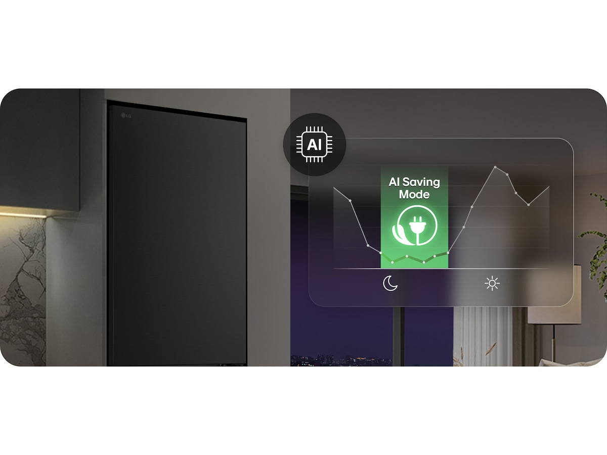 LG GBBS727CMB Kjøleskap med fryseboks 2.03M (Metal Sorbet) Kombiskap