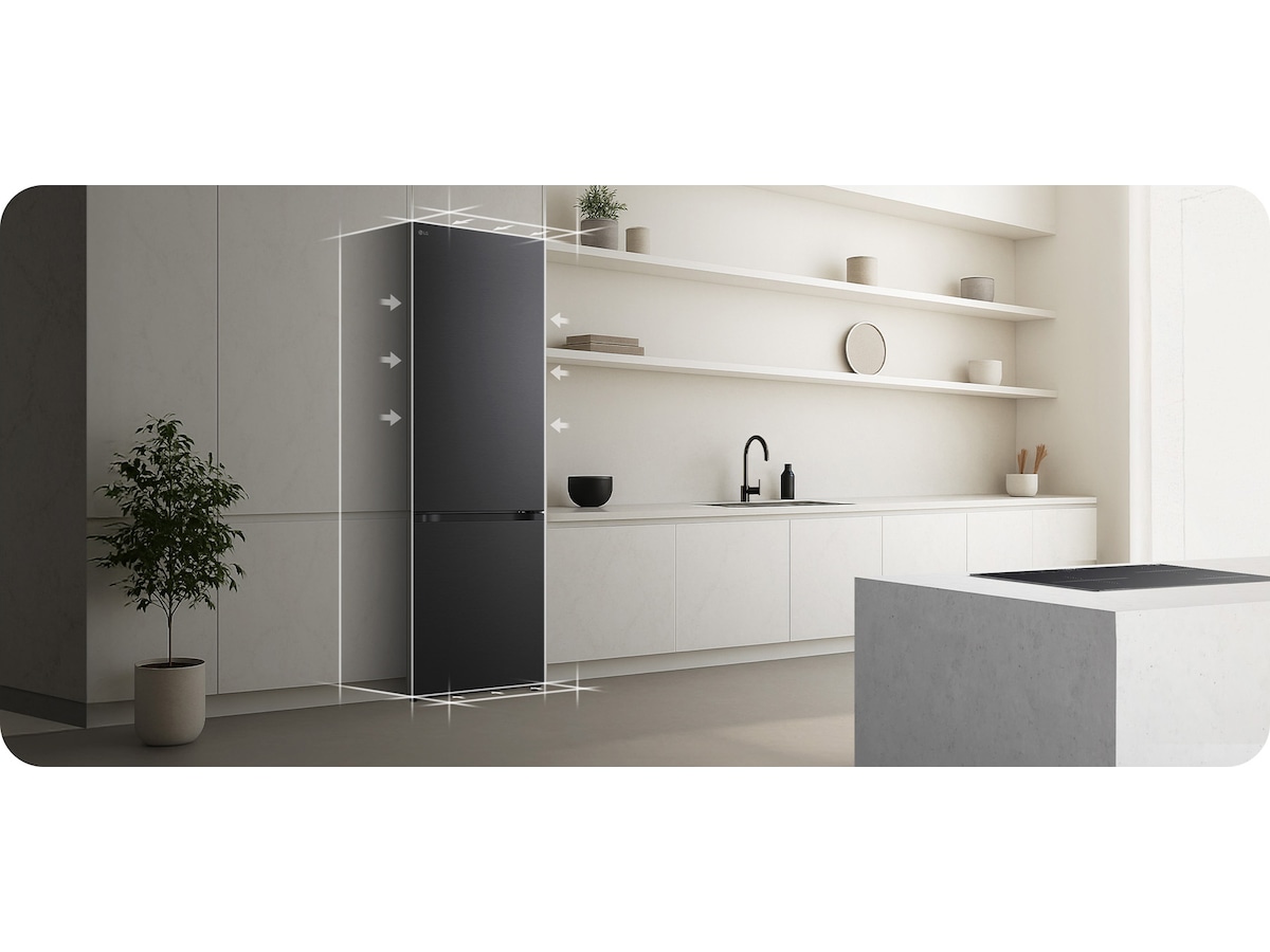 LG GBBS727CMB Kjøleskap med fryseboks 2.03M (Metal Sorbet) Kombiskap