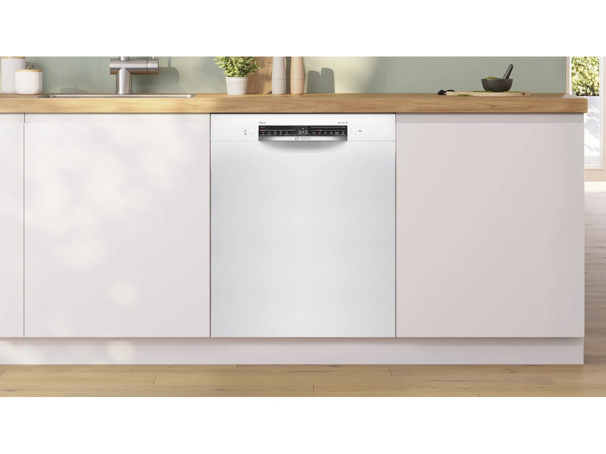 Bosch SMU2HVW06E Serie 2 Oppvaskmaskin (hvit) Underbygd oppvaskmaskin