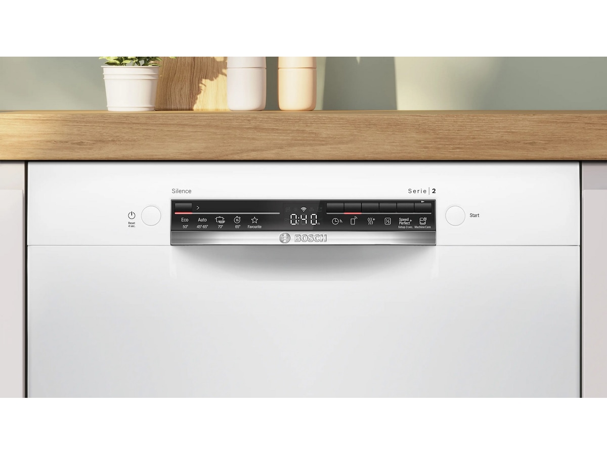 Bosch SMU2HVW06E Serie 2 Oppvaskmaskin (hvit) Underbygd oppvaskmaskin