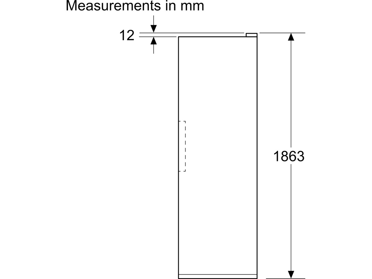 Siemens KS36NVWCG iQ300 Kjøleskap (hvit) Kjøleskap