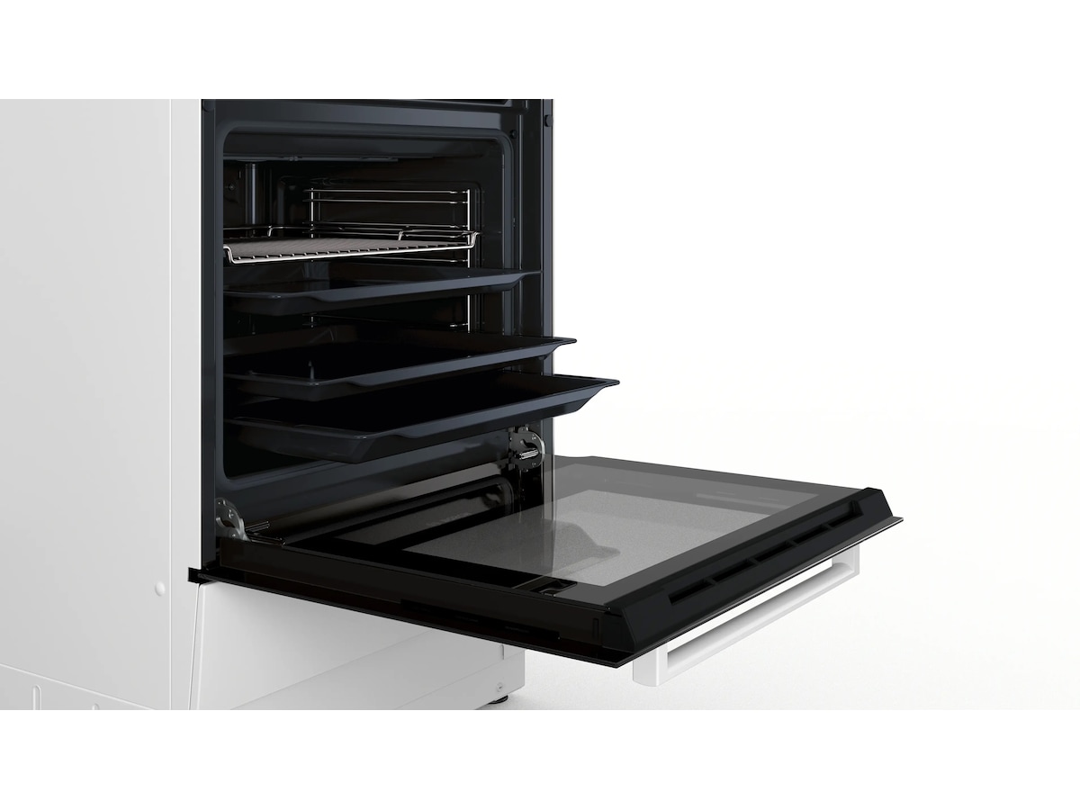 Bosch Serie 2 Komfyr 60cm Glaskeramikk (Hvit) Komfyr