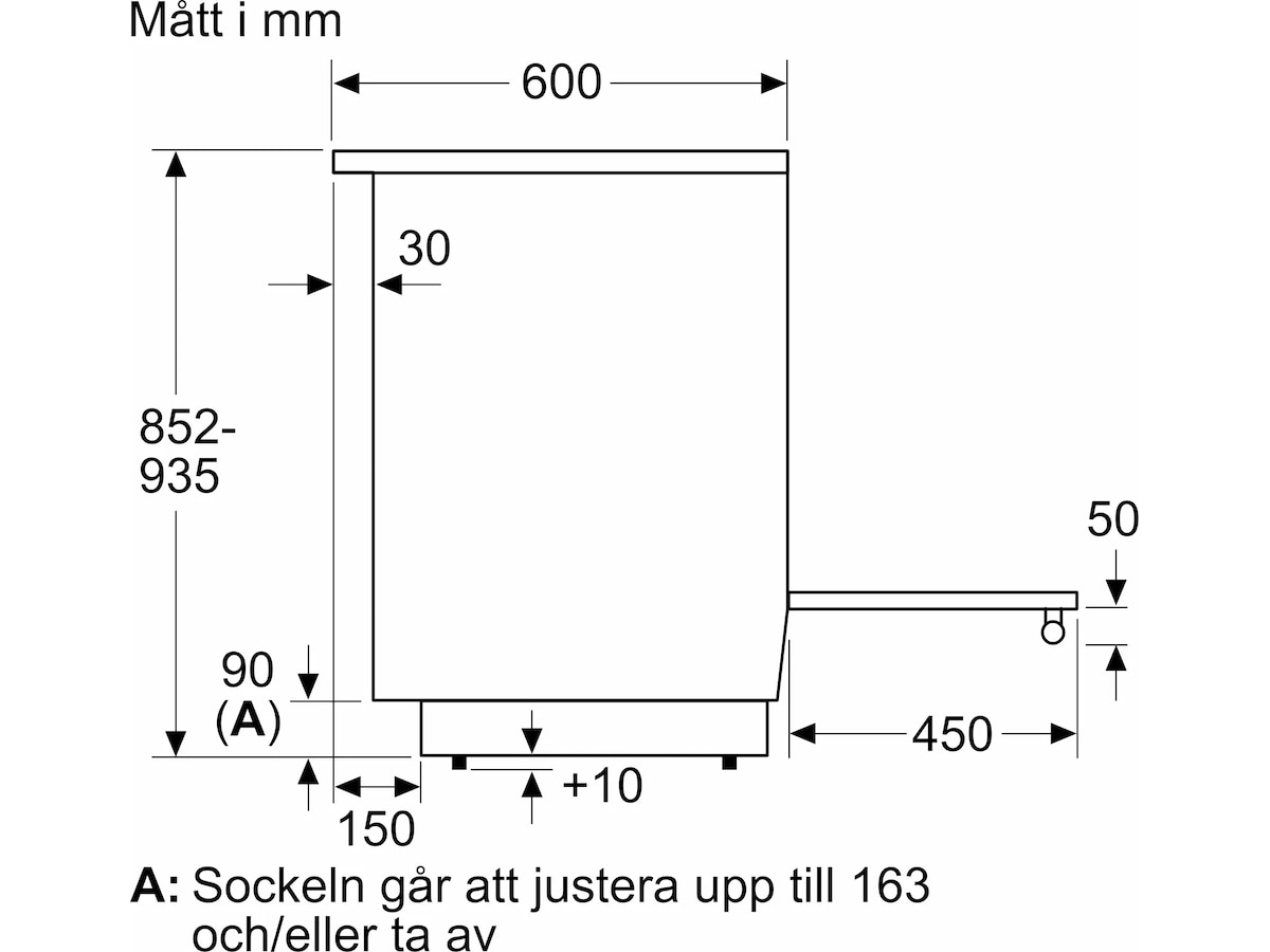 Bosch Serie 2 Komfyr 60cm Glaskeramikk (Hvit) Komfyr