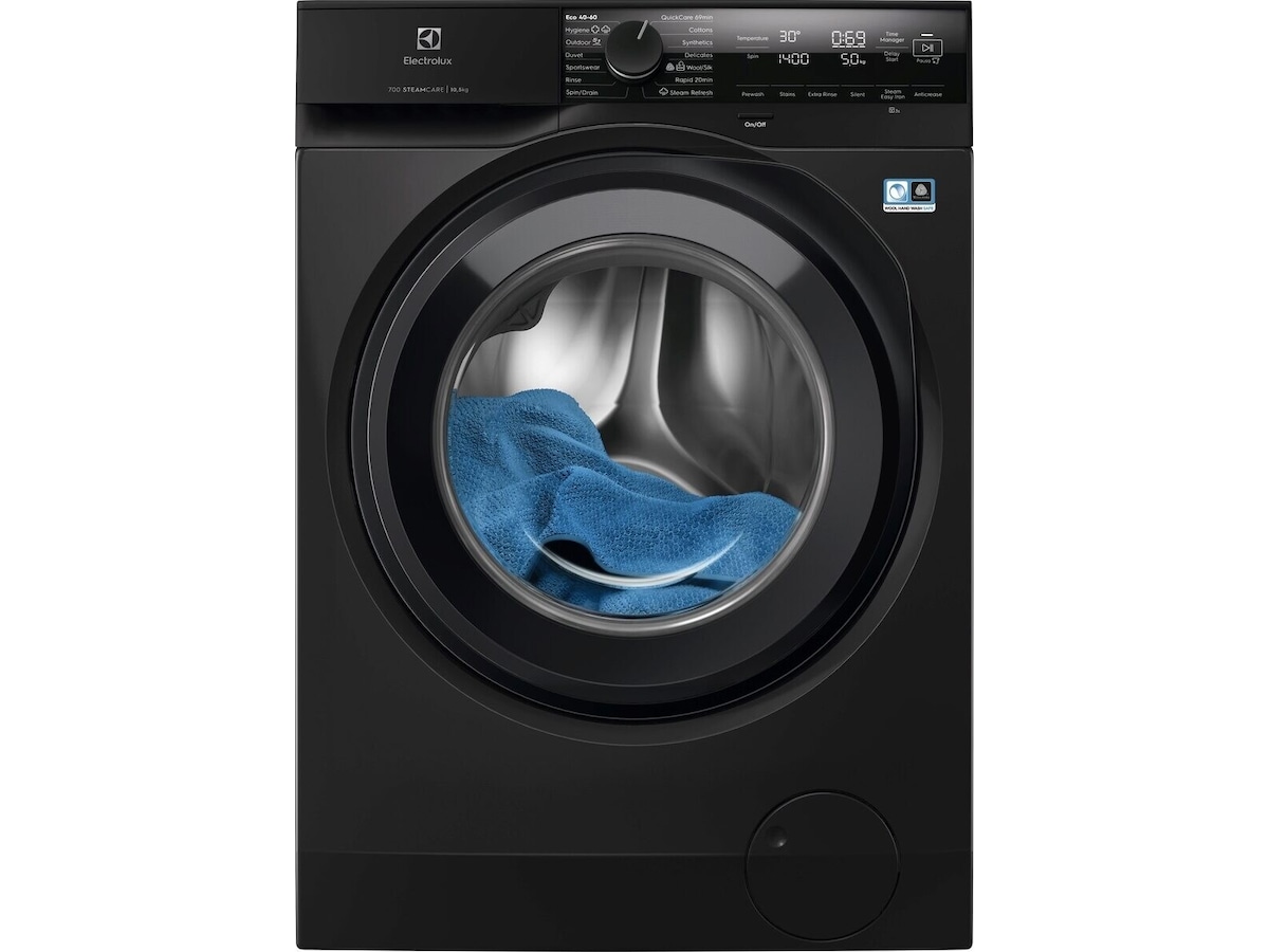 Electrolux EFI742RX4G 700 SteamCare Vaskemaskin (sort) Vaskemaskin