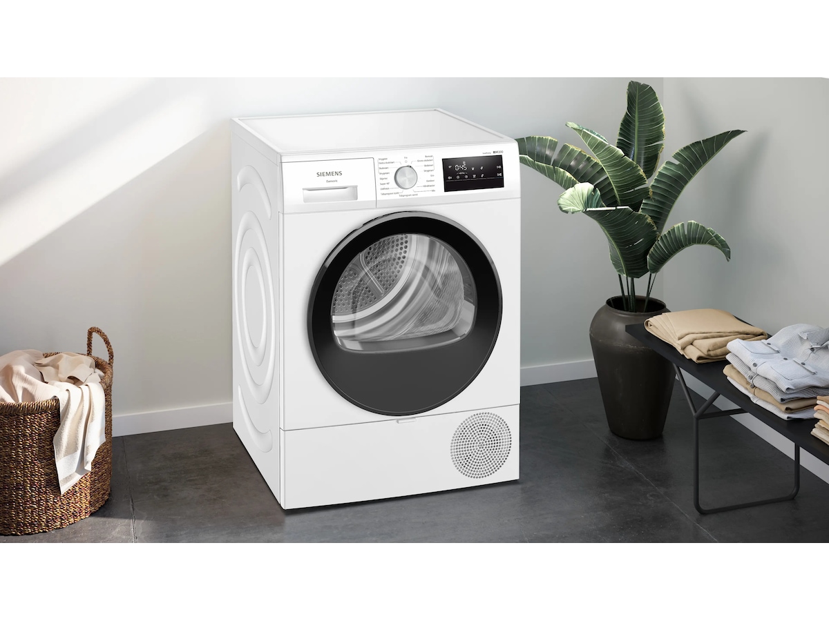 Siemens WT45HV0EDN, iQ300 Tørketrommel (hvit) Tørketrommel