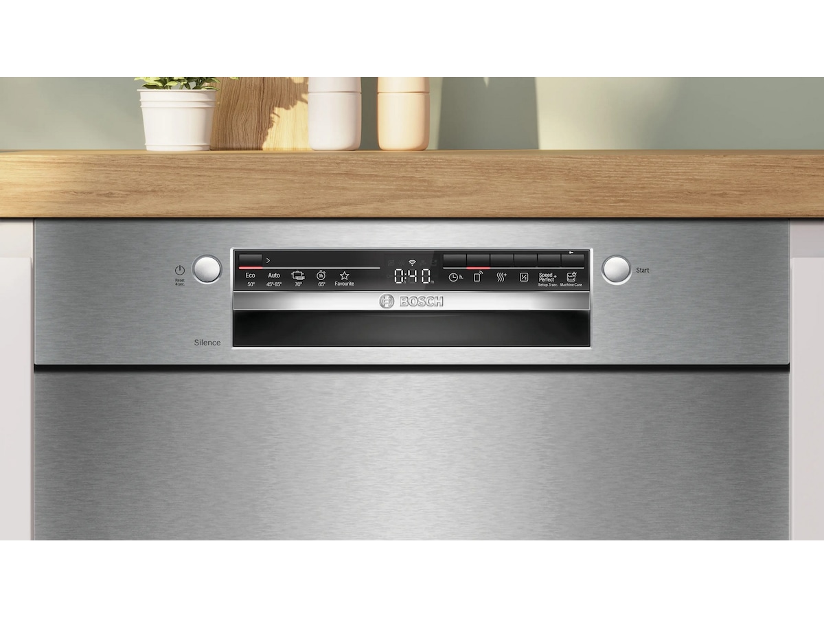Bosch Serie 2 Oppvaskmaskin (børstet stål) Underbygd oppvaskmaskin