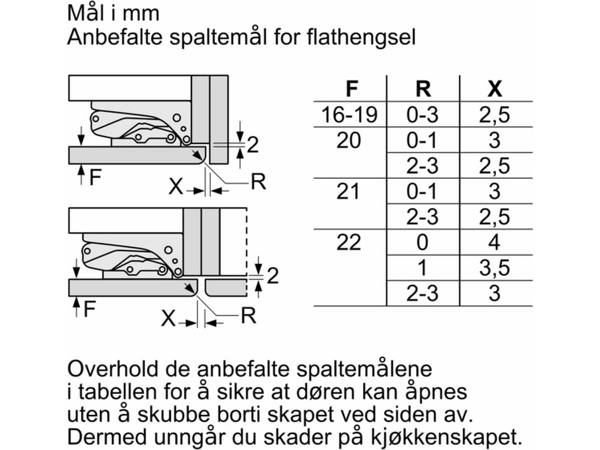 Siemens Serie 4 KIV87VFE0 Integrert kombiskap Kombiskap