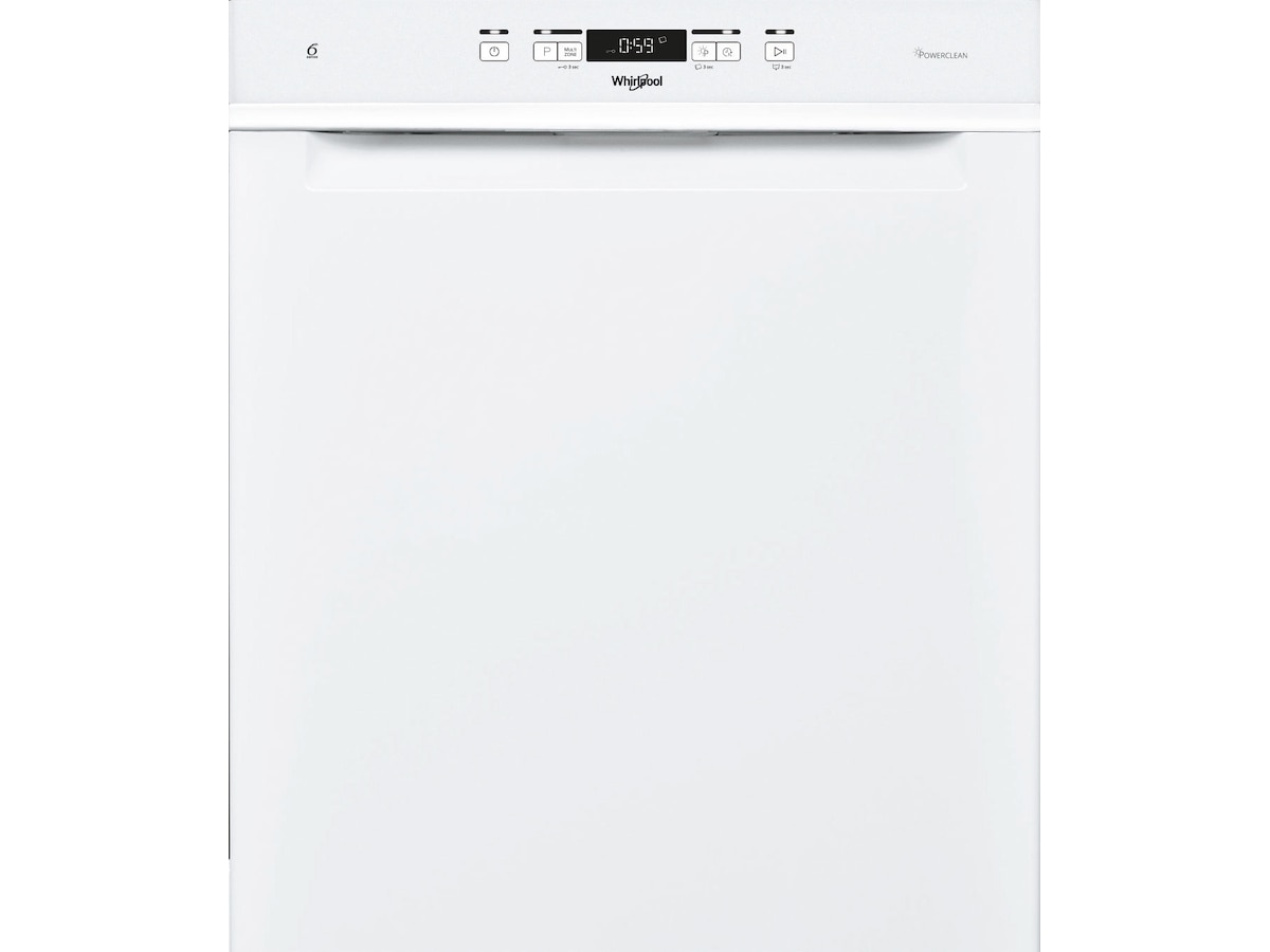 Whirlpool oppvaskmaskin WUC 3C32 P 60cm (hvit) Underbygd oppvaskmaskin