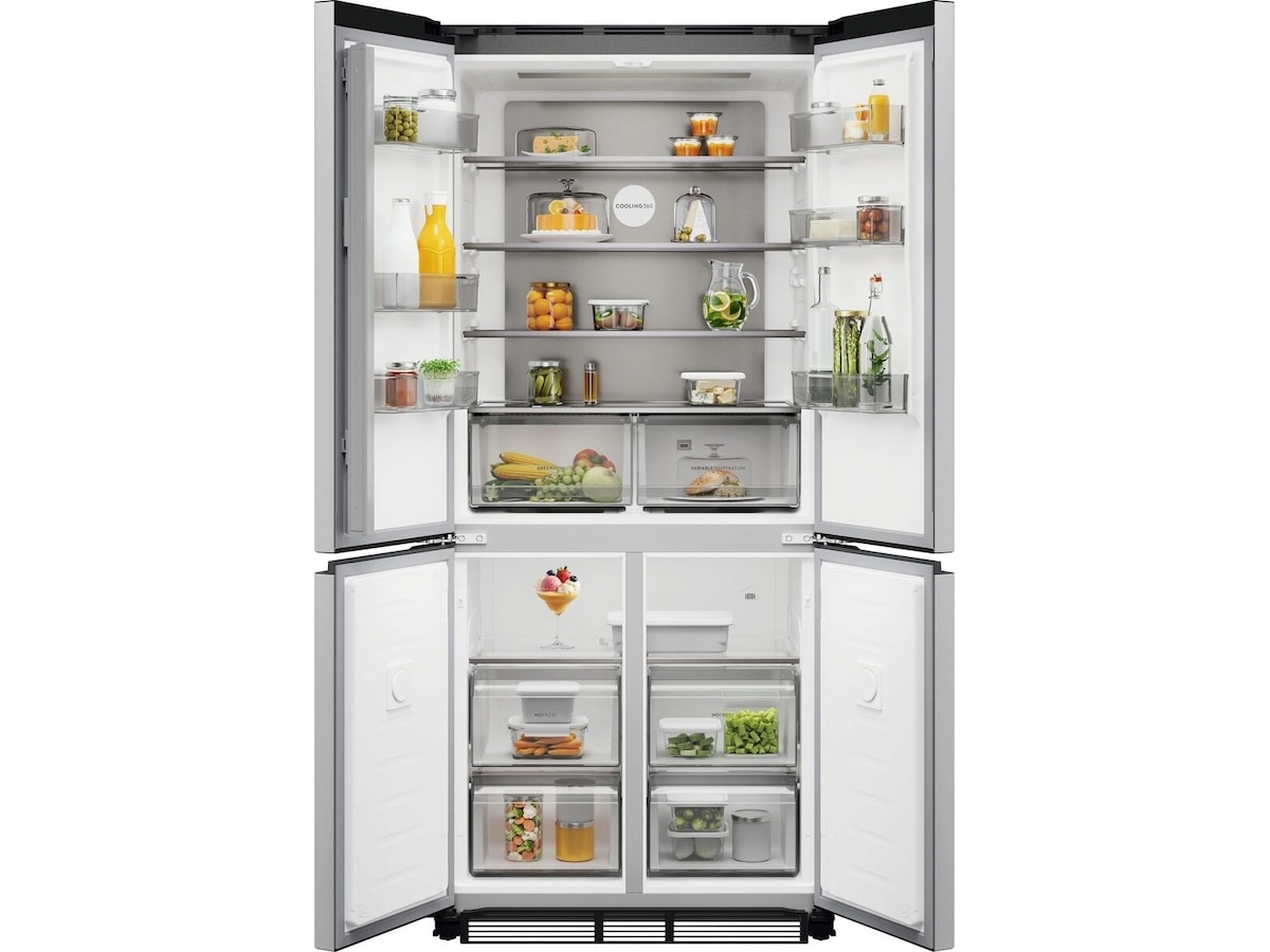 Electrolux 800 MultiChill Perfect Fit 193 cm kombiskap (Rustfritt Stål) Kombiskap