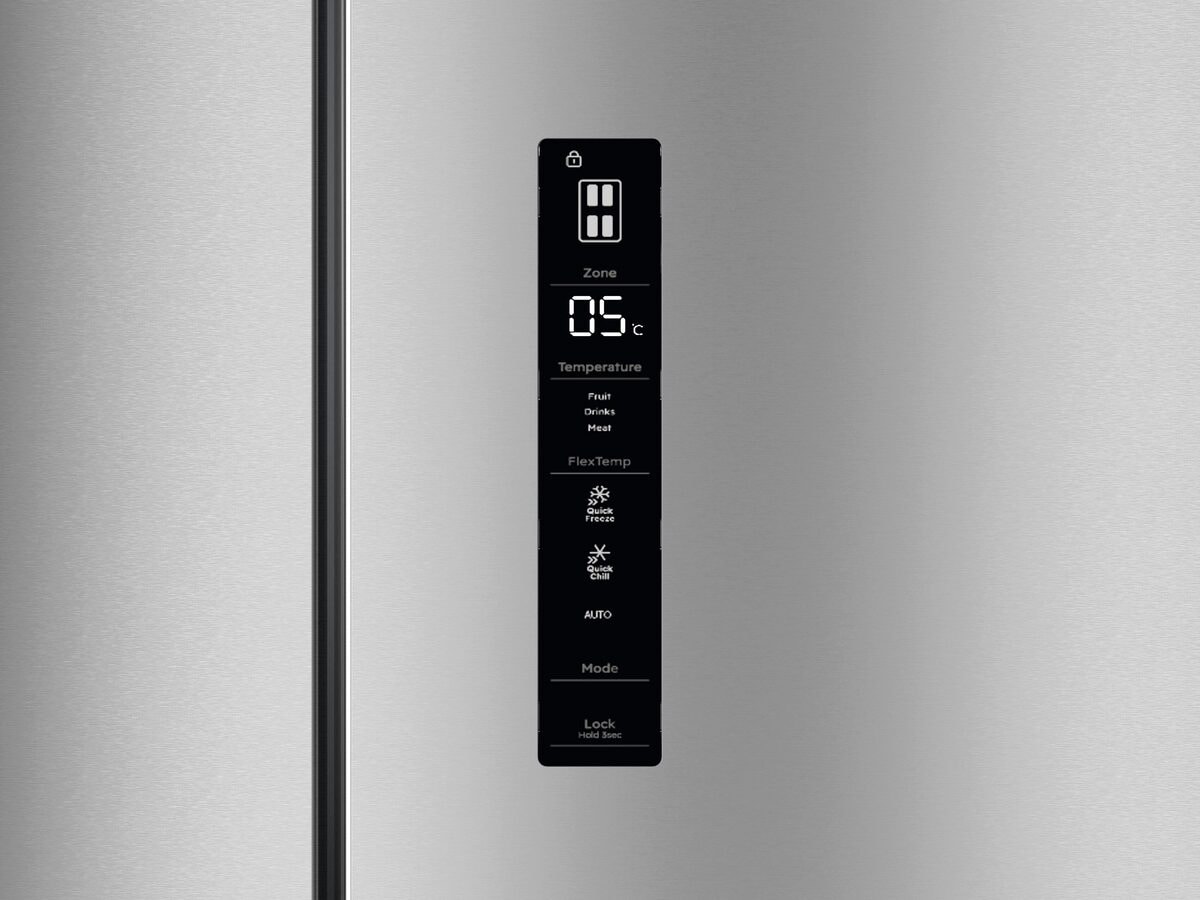 Electrolux 800 MultiChill Perfect Fit 193 cm kombiskap (Rustfritt Stål) Kombiskap