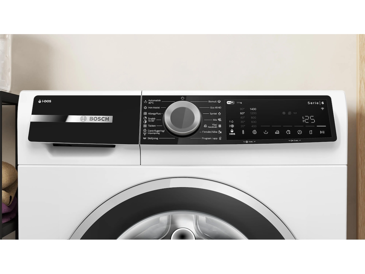 Bosch WGK264FLSN Serie 6 Vaskemaskin (hvit) Vaskemaskin