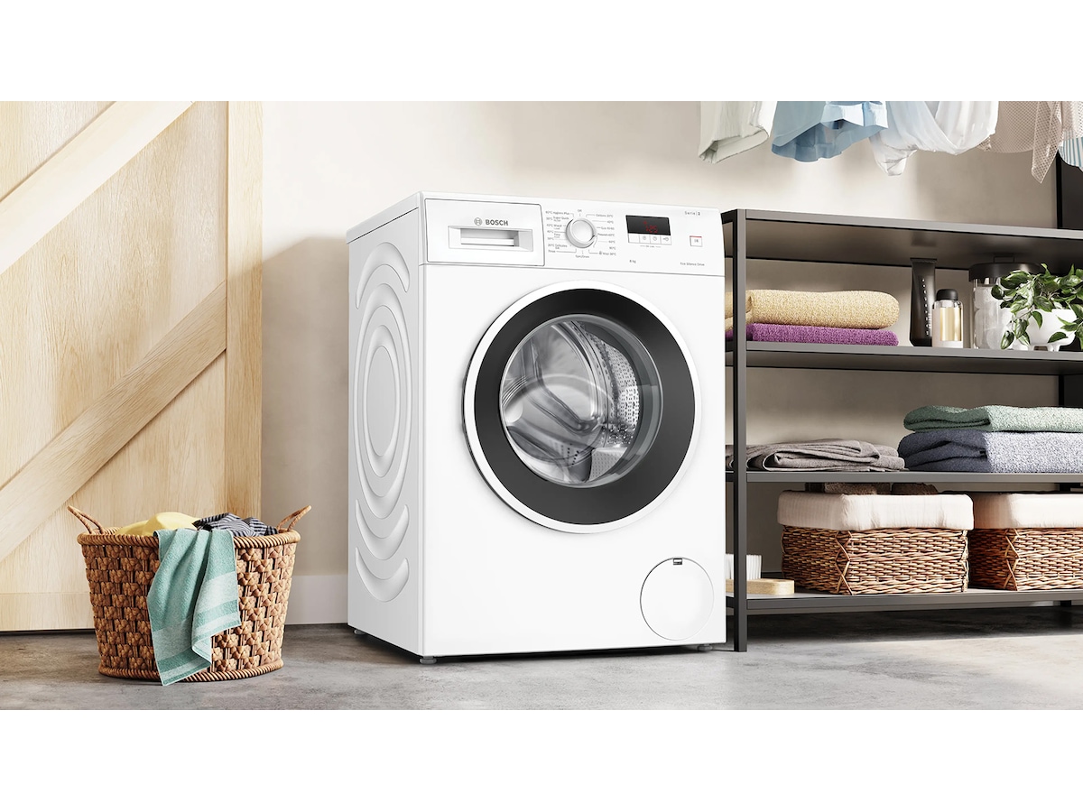 Bosch WGE03400SN Serie 2 Vaskemaskin (hvit) Vaskemaskin