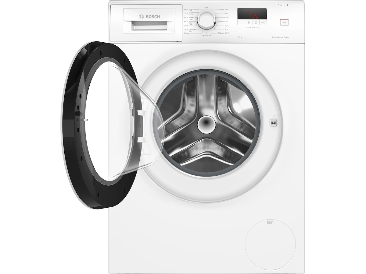 Bosch WGE03400SN Serie 2 Vaskemaskin (hvit) Vaskemaskin