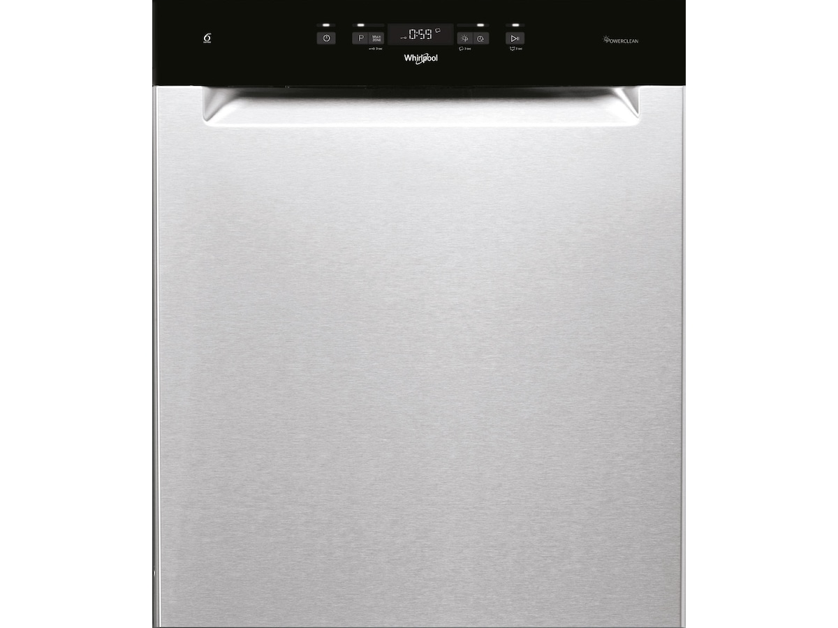 Whirlpool WUC3C32PX underbygget oppvaskmaskin (rustfritt stål) Underbygd oppvaskmaskin