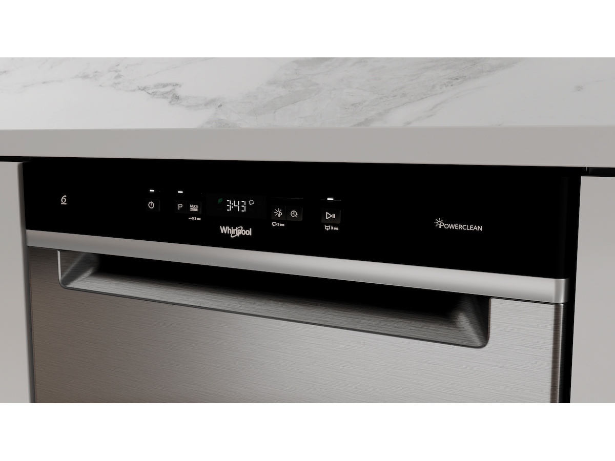 Whirlpool WUC3C32PX underbygget oppvaskmaskin (rustfritt stål) Underbygd oppvaskmaskin