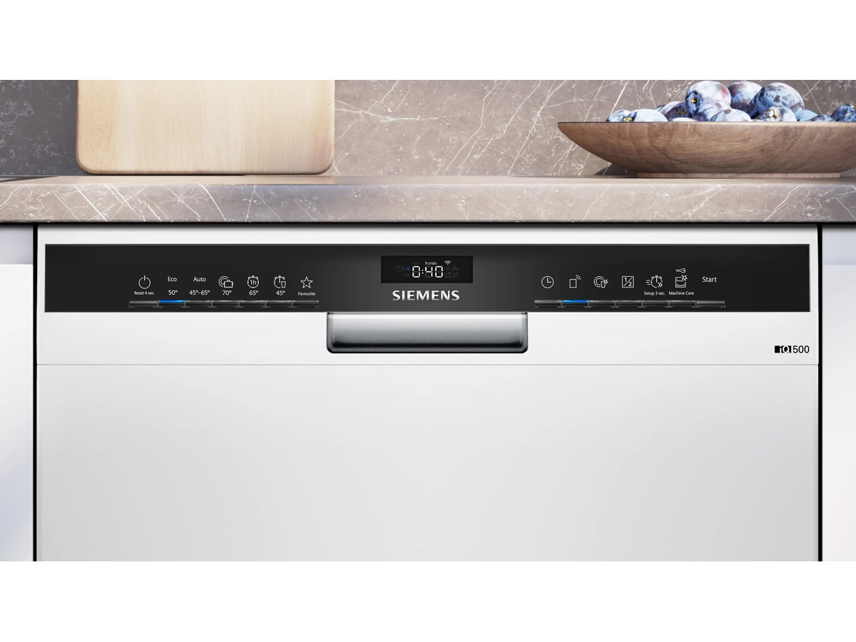 Siemens iQ500 Underbygget oppvaskmaskin 60 cm (Hvit) Underbygd oppvaskmaskin