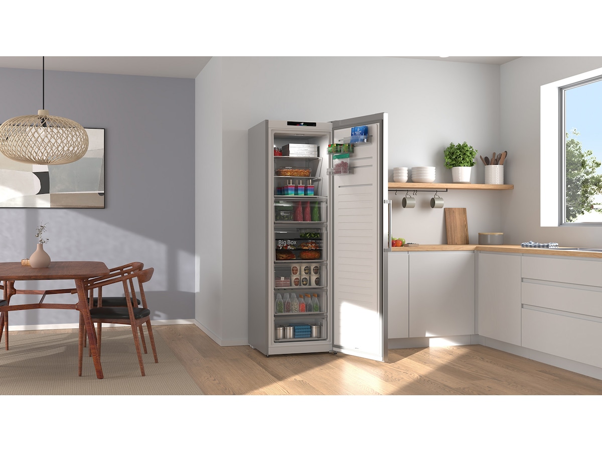 Bosch Serie 4 GSN36VIDG Fryser 242L (Rustfritt stål) Fryseskap