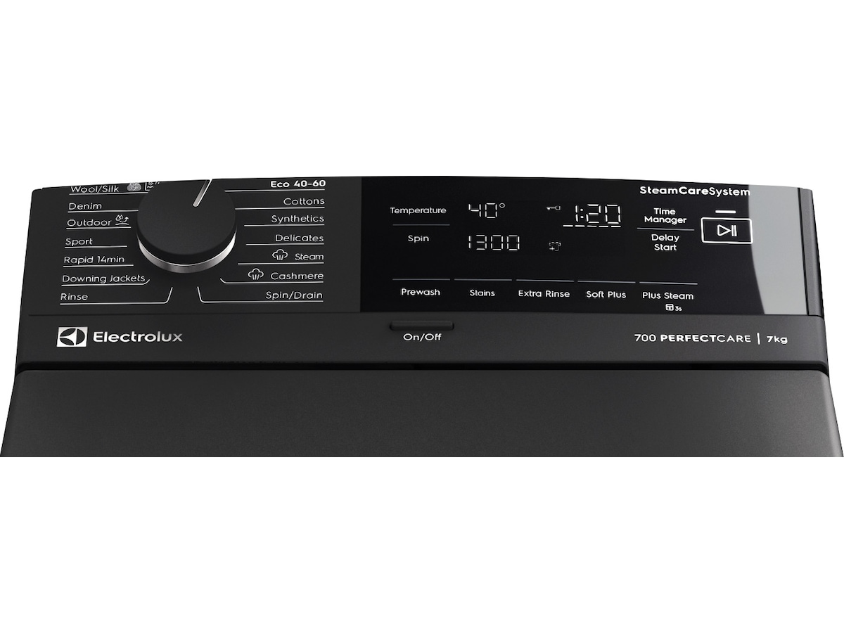 Electrolux EW7T073R1G PerfectCare 700 toppmatet vaskemaskin 7 kg Vaskemaskin
