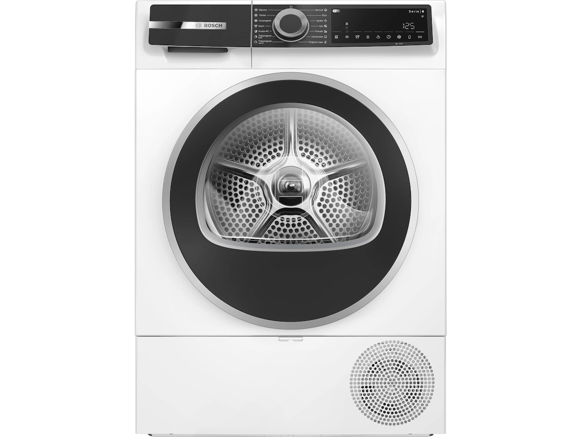 Bosch WQK2420LSN Serie 6 Tørketrommel 9 kg (hvit) Tørketrommel
