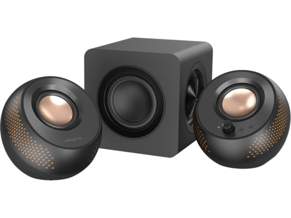 Creative Pebble X Plus PC-høyttalere RGB Trådløs / Bluetooth-høyttaler