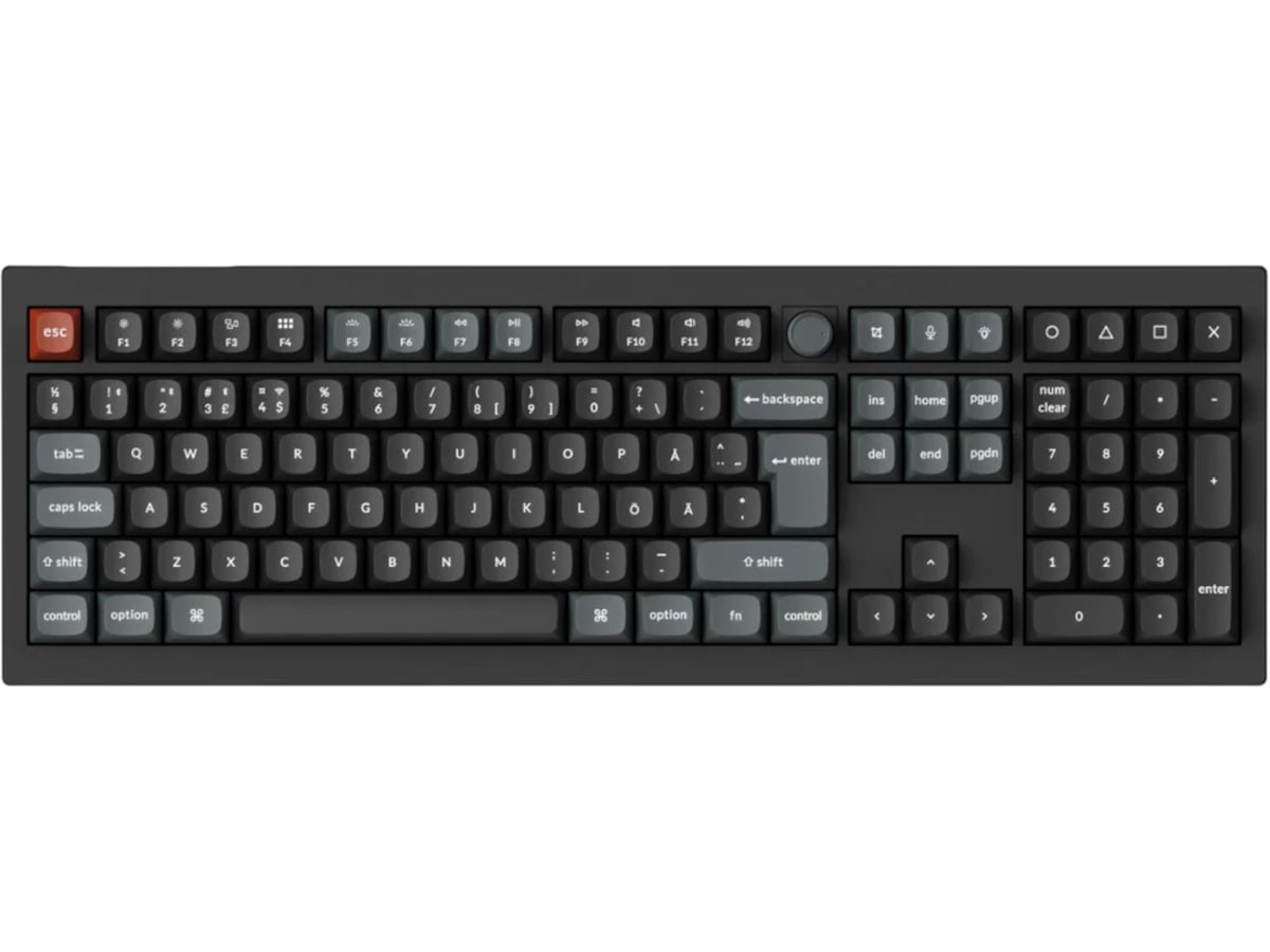 Keychron V6 Ultra 100% 8K Red Trådløst Gamingtastatur Gamingtastatur