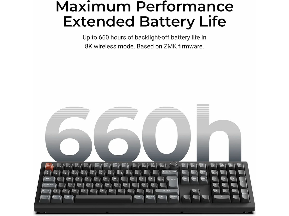 Keychron V6 Ultra 100% 8K Brown Trådløst Gamingtastatur Gamingtastatur