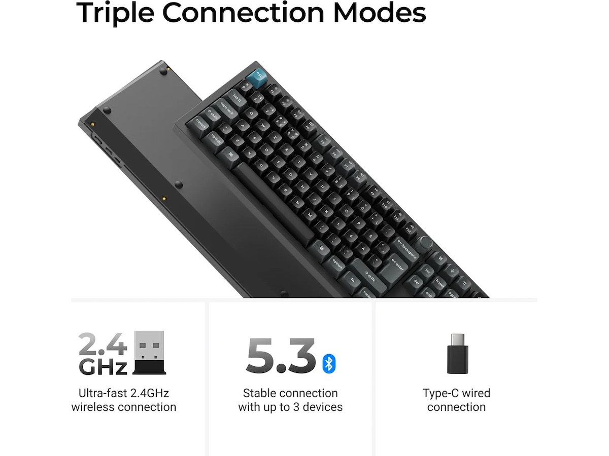 Keychron Q1 Ultra 100% 8K Brown Trådløs Gamingtastatur Gamingtastatur