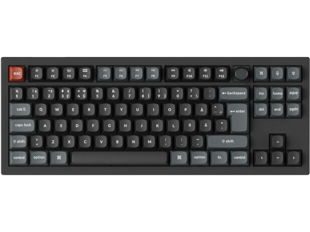 Keychron V3 Ultra 80% 8K Red Trådløst Gamingtastatur Gamingtastatur