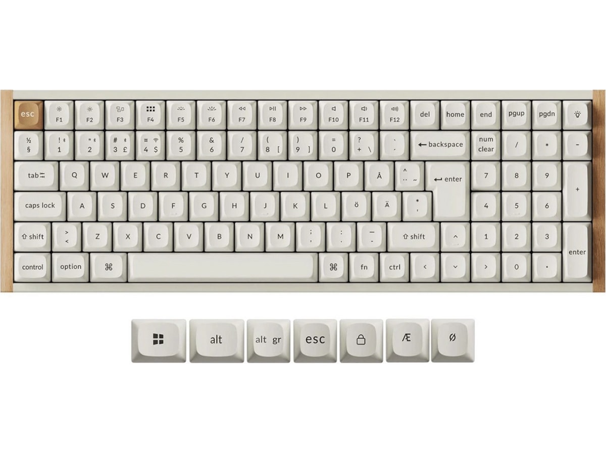 Keychron K4 HE SE Trådløst Gamingtastatur (hvit) Gamingtastatur