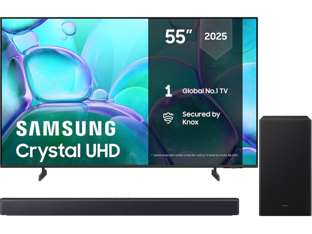 Samsung 55" U7005F UHD 4K smart-TV (2025) 50 - 59 tommer TV
