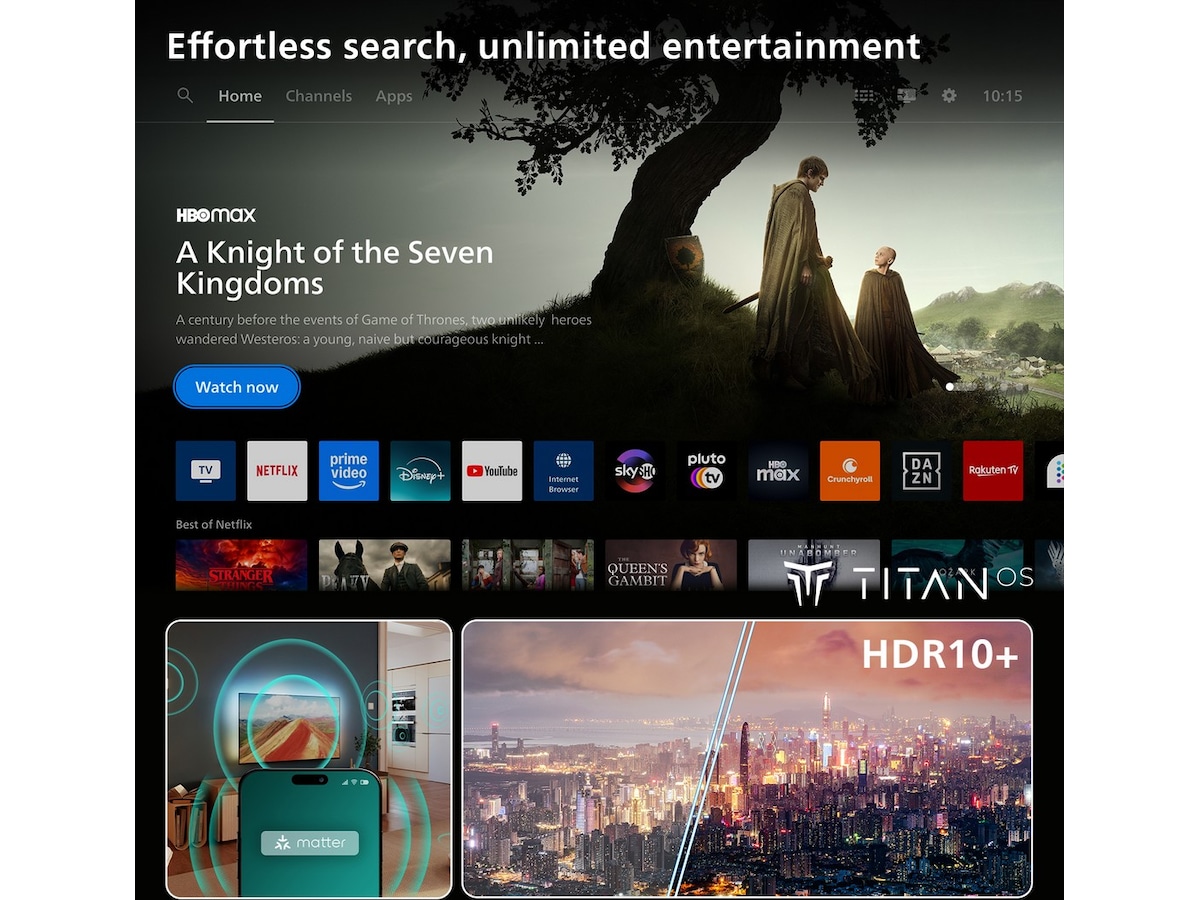 Philips 65'' PUS8001 4K Ambilight LED Smart TV (2026) 60 - 69 tommer TV