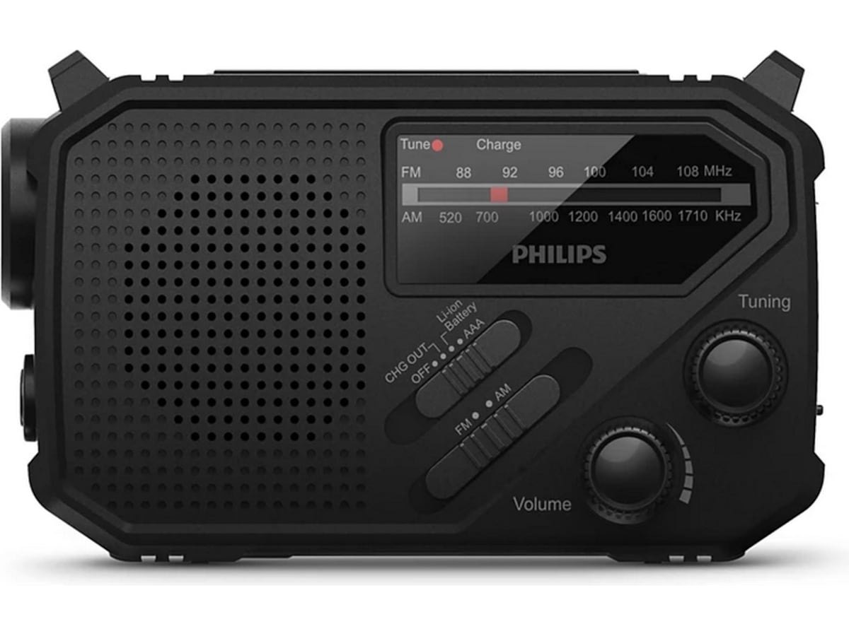 Philips TAR1609 Bærbar Radio med Lommelykt Radio & musikkspillere