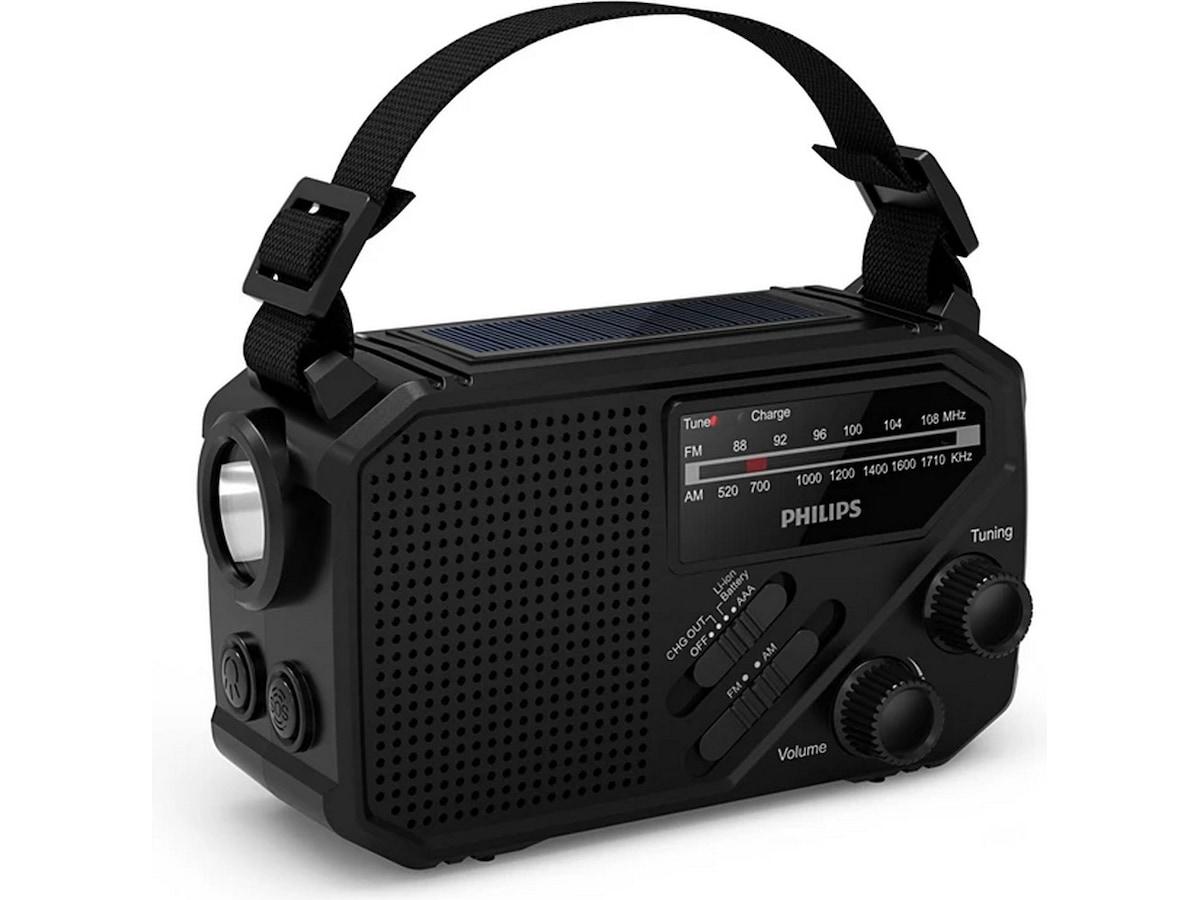 Philips TAR1609 Bærbar Radio med Lommelykt Radio & musikkspillere