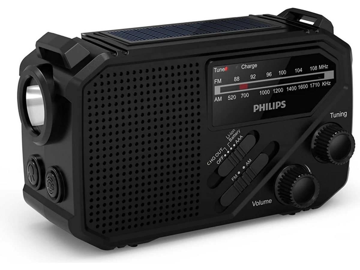 Philips TAR1609 Bærbar Radio med Lommelykt Radio & musikkspillere