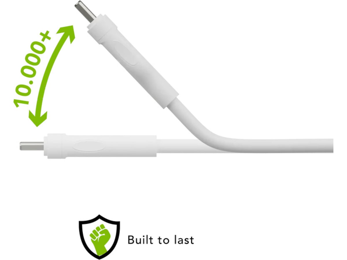 dbramante1928 re-charge Pro kabel 1,2m (hvit) USB-kabler