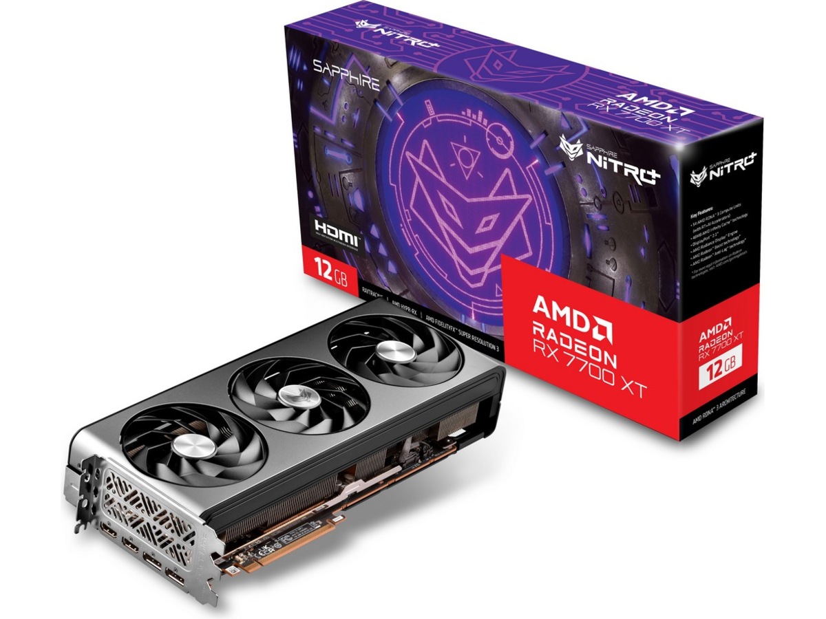 Sapphire NITRO+ AMD Radeon RX 7700 XT -B-Grade Demo skjermkort