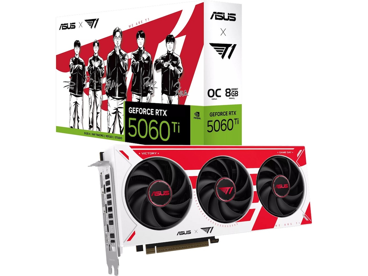 ASUS T1 GeForce RTX 5060 Ti OC Skjermkort