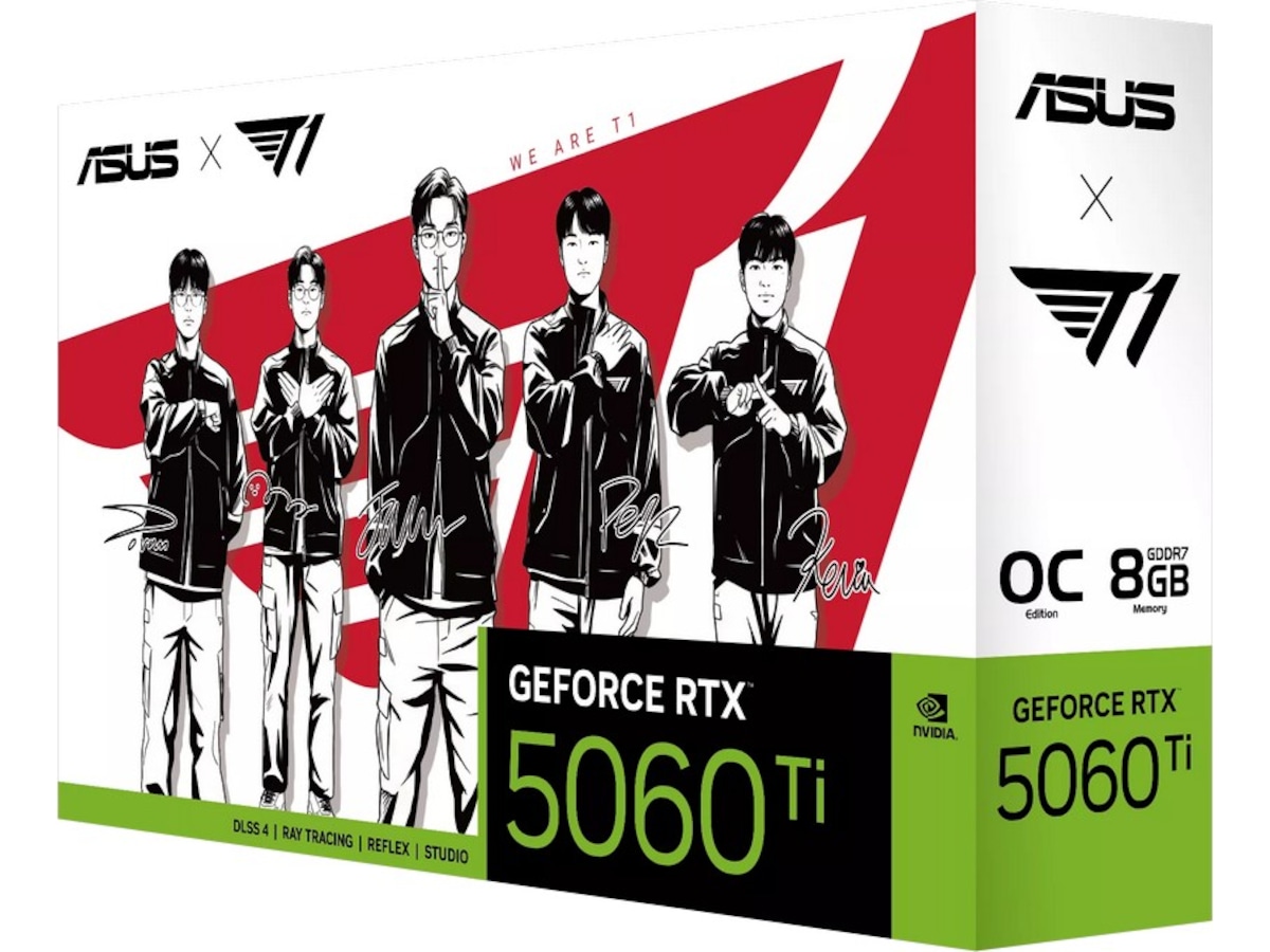 ASUS T1 GeForce RTX 5060 Ti OC Skjermkort
