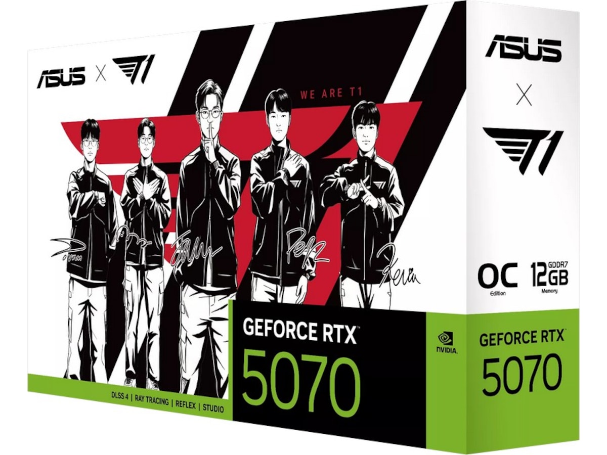 ASUS T1 GeForce RTX 5070 OC Skjermkort