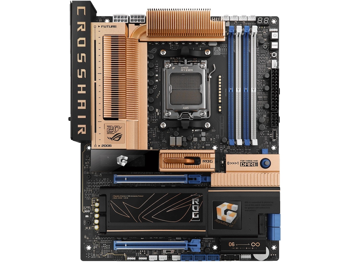 ASUS ROG CROSSHAIR 2006 X870E hovedkort AMD Socket