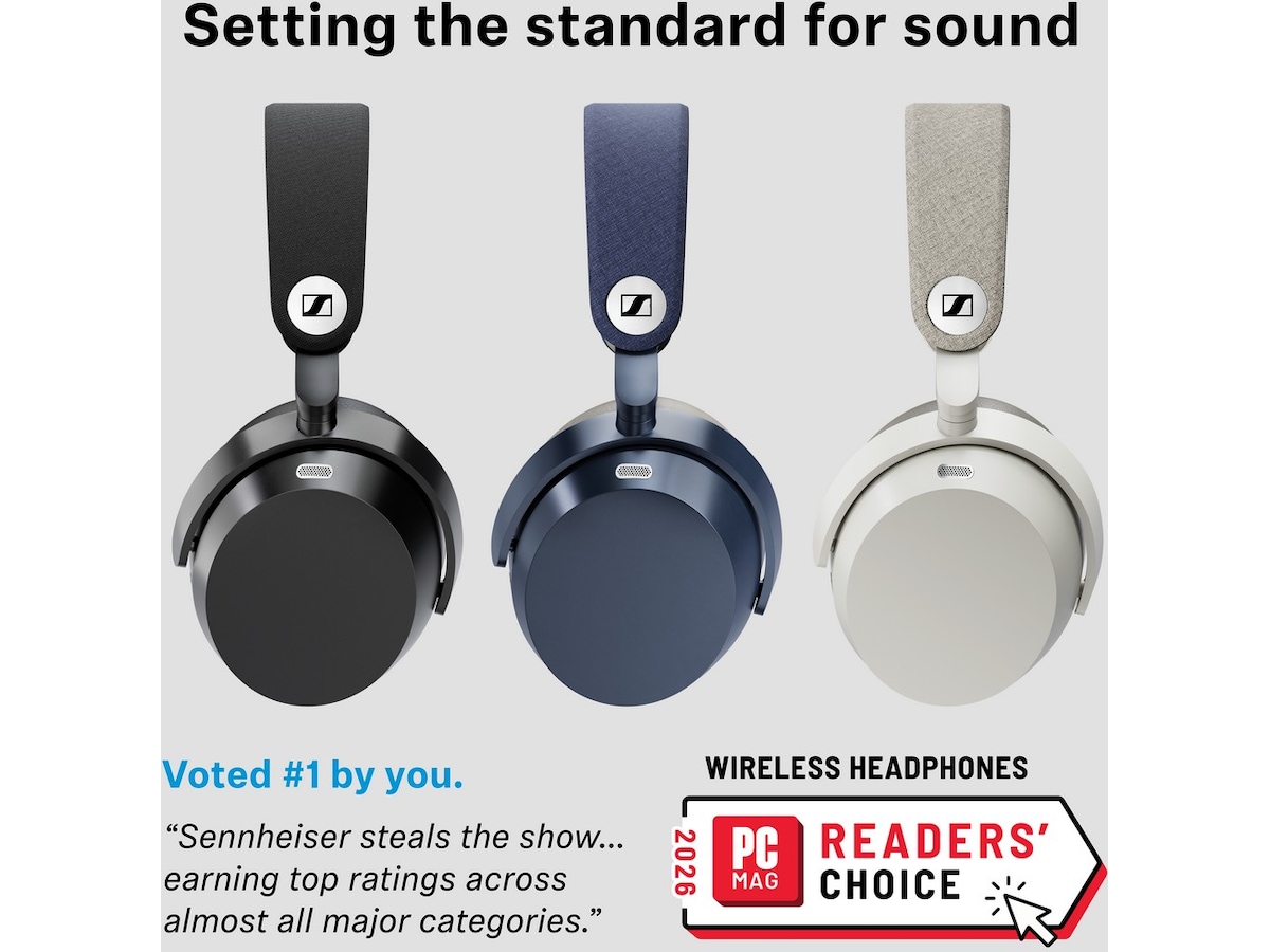 Sennheiser MOMENTUM 5 trådløse hodetelefoner, Over-Ear (denim) Hodetelefoner