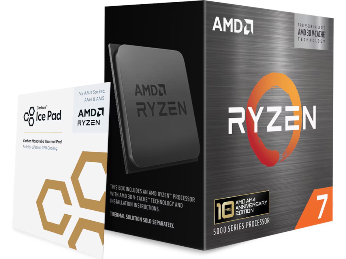 AMD Ryzen 7 5800X3D CPU Prosessorer